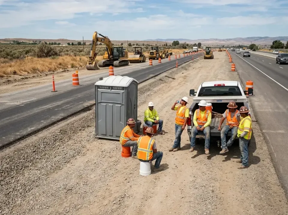 highway-road-construction-crew-007 — frequently asked questions, Porta Potty and Restroom Rentals in Pollock Pines, CA